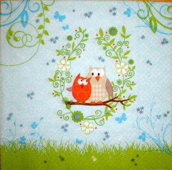 028 Eulen - 3-lagig - Colourful Life